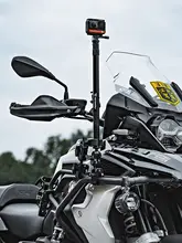 バイク用伸縮式スマホホルダー【防振・カメラ用・アウトドアライディング対応】