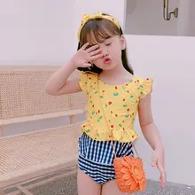 可愛いビキニスタイル子供用水着【女の子用・分体・柔らかな素材・楽しいデザイン】（セットアップ対応）