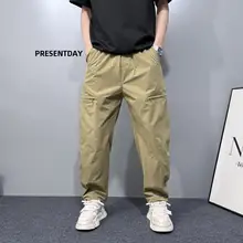 夏用薄手速乾ワイドストレートパンツ【カジュアル・シンプルデザイン・九分丈・男女兼用】（セットアップ対応）