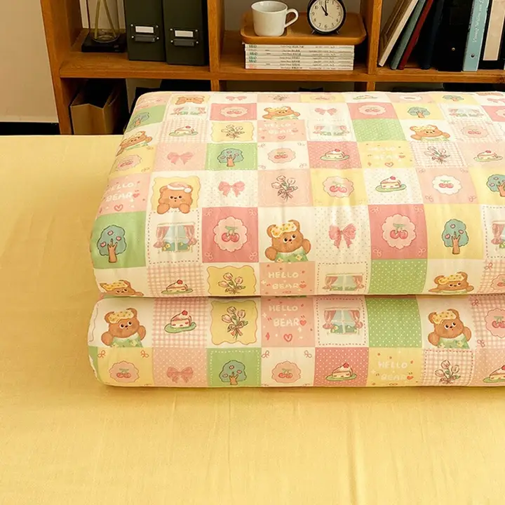 可麗熊 ダブルガーゼ布団カバー【全棉・家庭用・一人用】
