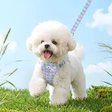 hipidog ハーネスタイプの犬用牽引ロープ【小型犬用・テディ・ビション・ポメラニアン・幼犬対応】