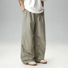 軽量防水加工のアウトドア用ワイドパンツ【春夏用・吸水速乾・通気性・ストレートシルエット】