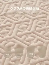 抗菌原綿製ベッドシーツ【マットレス保護カバー・防塵タイプ】