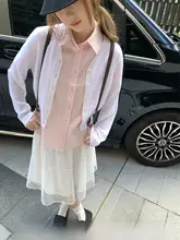 クリームホワイトの二重メッシュハーフスカート【小柄向け・ミディ丈・エレガントスタイル】