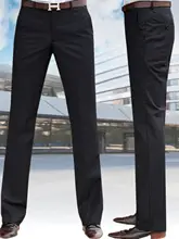 メンズ秋冬用 グレー ノンアイロン ストレートパンツ【カジュアル・作業用】