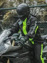 バイク用防水レインコート【フルジッパー・男女兼用・分体式・厚手】（セットアップ対応）