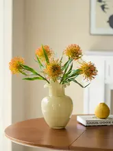 高級感ある針垫花の造花【リビング・テーブル装飾・フォトプロップ】