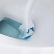 使い捨てトイレブラシ【洗剤付き・無死角デザイン・交換用ヘッド】
