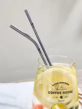 純チタン製 再利用可能なポータブルストロー【環境に優しい・飲料用】