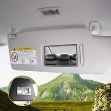 車用サンバイザー化粧鏡【助手席用・薄型・内装アクセサリー】