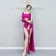 エキゾチックなダンスに！夏用モダール素材のダンス衣装【セクシー・高級感】