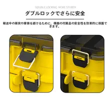 フィッシングボックス【収納力抜群・二層設計・持ち運び便利】