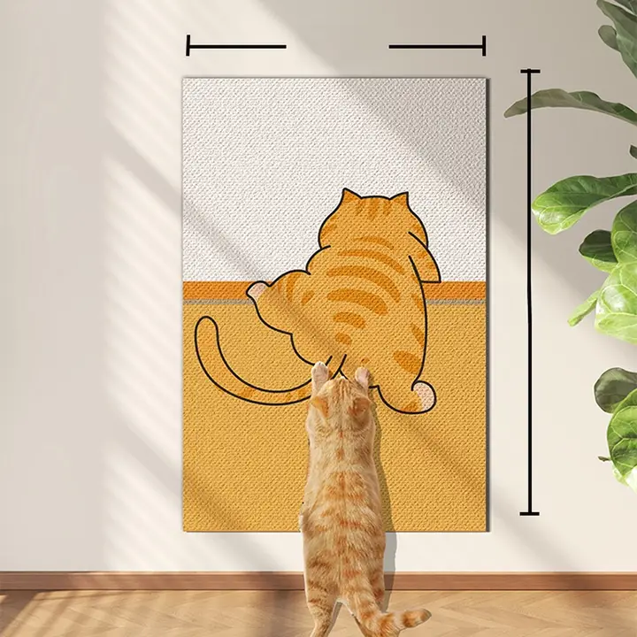 耐久性とお手入れ簡単！猫用立式爪とぎボード【汚れ防止・ソファ保護】