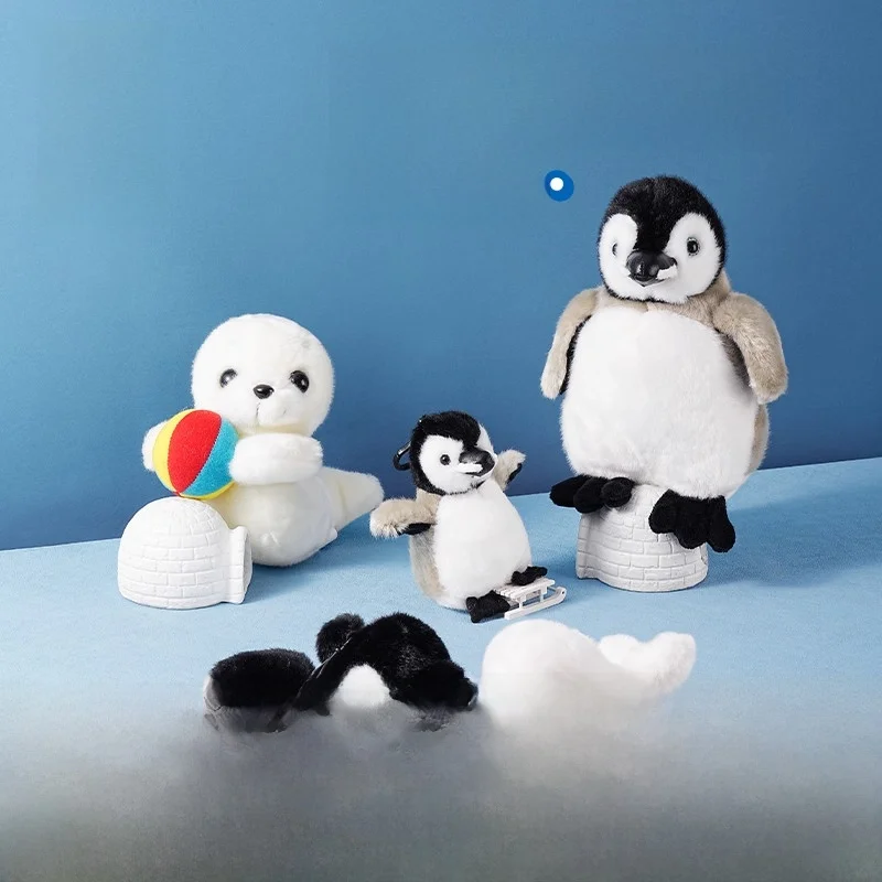 かわいいアニマルフィギュア：ペンギン・イルカ・アザラシのデザインと使用シーン