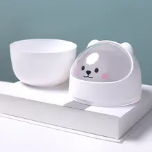 かわいいミニデスクゴミ箱【ふた付き・オフィス用・家庭用】