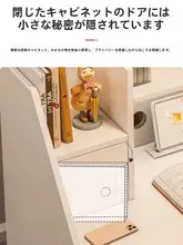 折り畳み式ベッド上用パソコンデスク【学生用・省スペース・サイドハンガー付き】