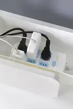 デスクトップ用ケーブル収納ボックス【充電ケーブル・データケーブル用・タップ整理ボックス】