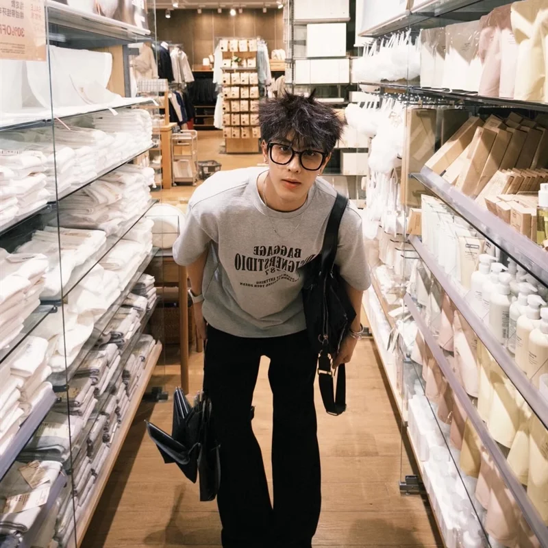 極上の柔らかさ！メンズ 夏用半袖Tシャツ【ゆったりフィット・コットン素材・カジュアルスタイル】（セットアップ対応）