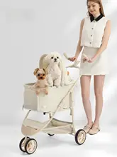 toodandan ペット用折りたたみキャリーカート【軽量・分離可能・犬猫用・外出用】