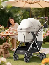 bello ペット用軽量折りたたみキャリーカート【犬猫用・便利な外出用】