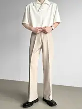 通勤に最適！高腰ワイドレッグパンツ【フィット・カジュアルスタイル・微フレア】