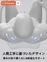 車用 メモリーフォーム 頸椎枕&腰用サポートクッション【運転席用・2個セット】
