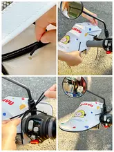 ロングタイプ電動バイク用日焼け防止手袋【通気性・薄手・ハンドルカバー付き】