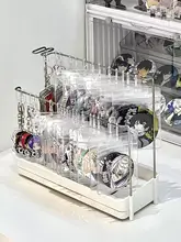 アクリル製デスクトップ収納ボックス【透明・コインディスプレイスタンド・記念品用】