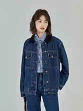 デザイン感溢れるデニムジャケット【女性用・短丈・おしゃれ】