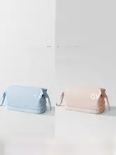 umay 旅行に最適な干湿分離洗面用具ポーチ【男女兼用・大容量・ビーチ用・化粧品収納】
