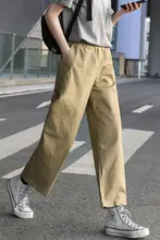 カーキ色 レディース カジュアルワークパンツ【秋冬用・ストレート・9分丈・大きいサイズ】