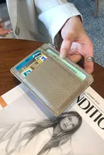 本革製スリムカードケース【男女兼用・多カードポケット・薄型・小型】