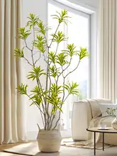 擬似植物 高級な人工樹 鉢植え 室内 リビング 装飾 グリーン