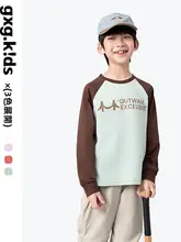 長袖Tシャツ キッズ ボーイズ ガールズ ラグランスリーブ バイカラー おしゃれ 春 「gxgkids」