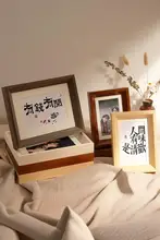 無垢木製フォトフレーム【シンプルデザイン・デスクトップ用・6・7・8インチ対応】