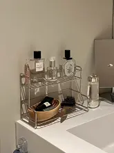 化粧品収納 ハイグレードデザインデスクオーガナイザー【メイク台・バスルーム用】