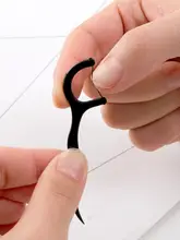 歯間清掃用フロス（50本入り・プラスチック製ケース付き）