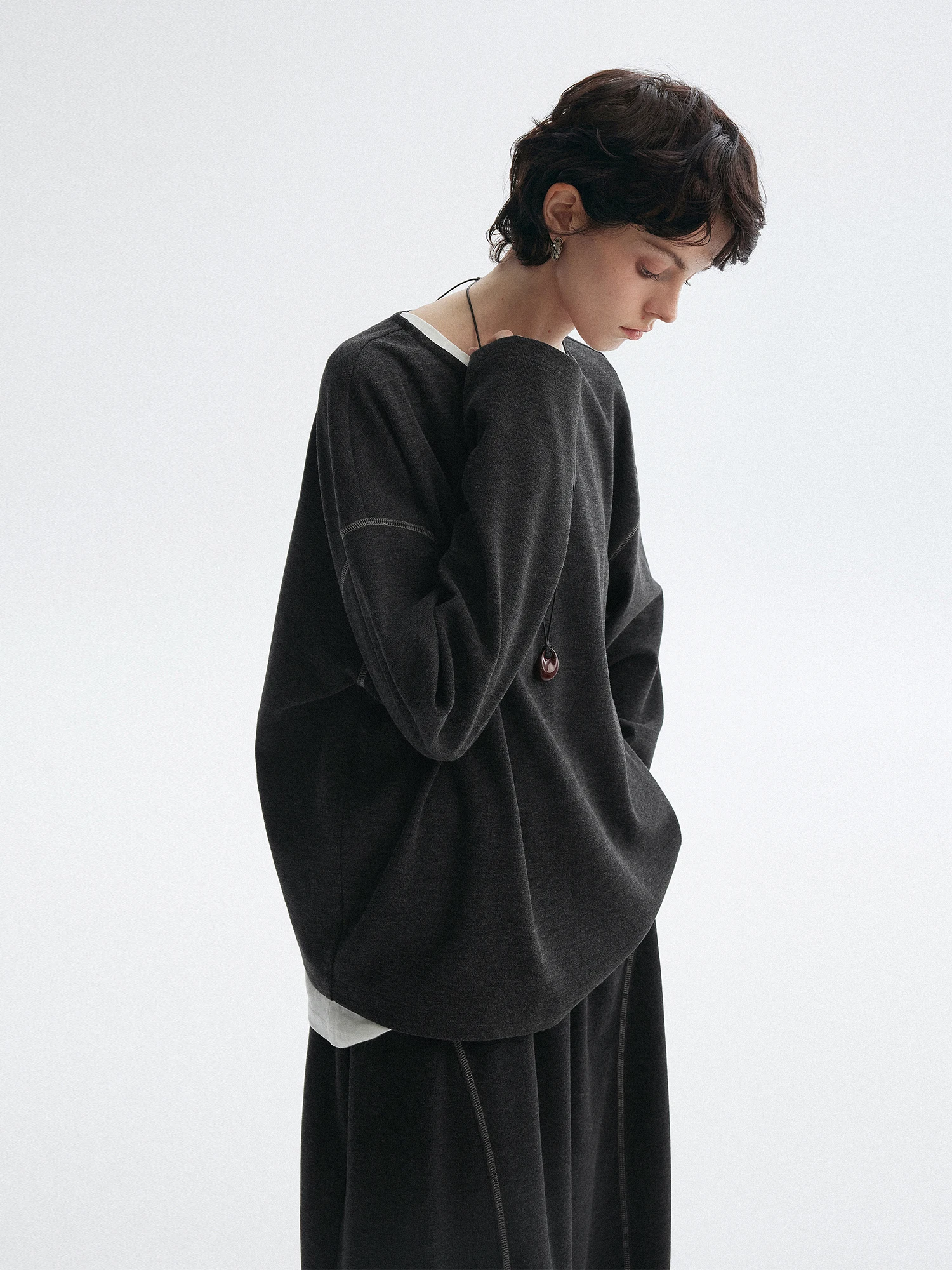 Tシャツをズボンに入れるのはなぜ？それなら、この「ゆったりカジュアルTシャツ＋サマースカート」セットがベストなの！