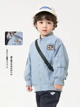 子供用春秋用ベースボールジャケット【春用・デザインシャツ・男児用】