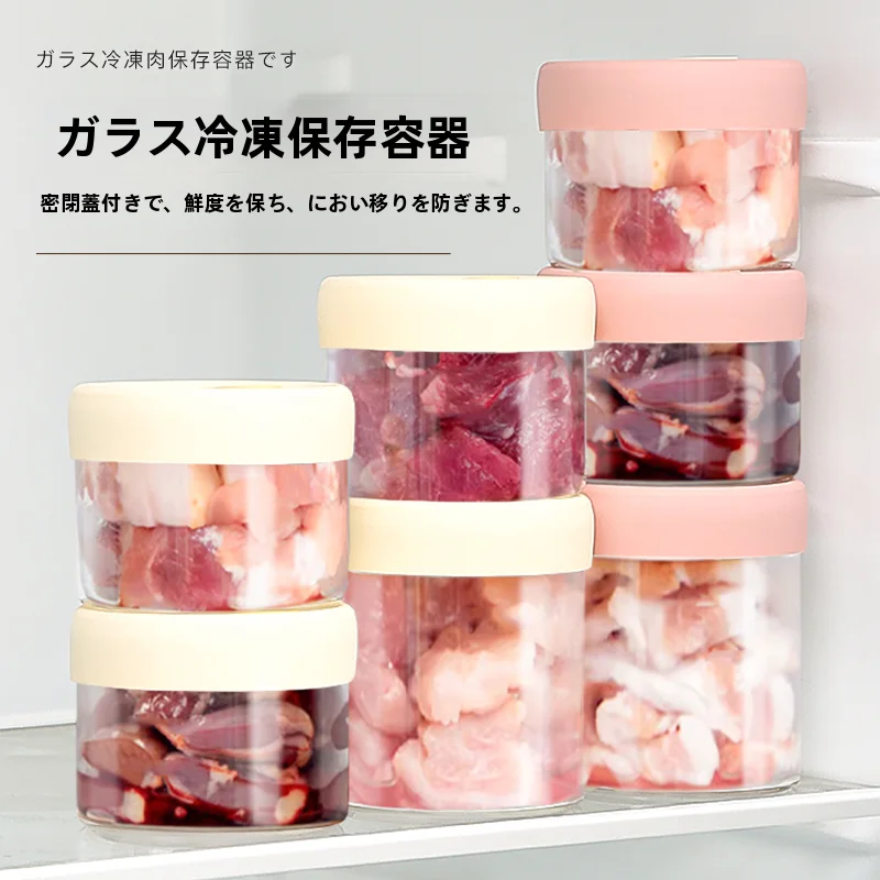 ガラス製冷凍食品収納ボックス：冷蔵  庫収納グッズの整理効率と保存性能を実証