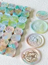 シーリングワックス 粒 セット シーリングスタンプ ヘッド 半透明 ミックスカラー チャイナテイスト Vol.2