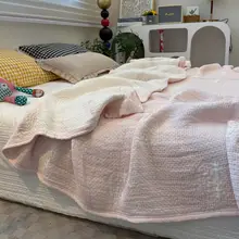 夏用ライセール天絲ガーゼブランケット【ひんやり感・ダブルサイズ・エアコン対応】（セットアップ対応）