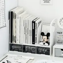 デスク上書類スタンド【多機能・文具収納・オフィス用】