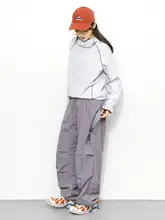 冬用アウトドア加絨防水カーゴパンツ【厚手・防風設計・登山用】
