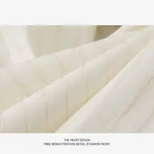 リボン付き長袖シャツ【秋用・ショート丈・小柄向け】（セットアップ対応）