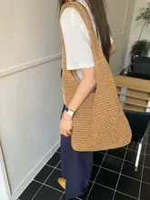 実用的でおしゃれなハンドメイド編みバッグ
