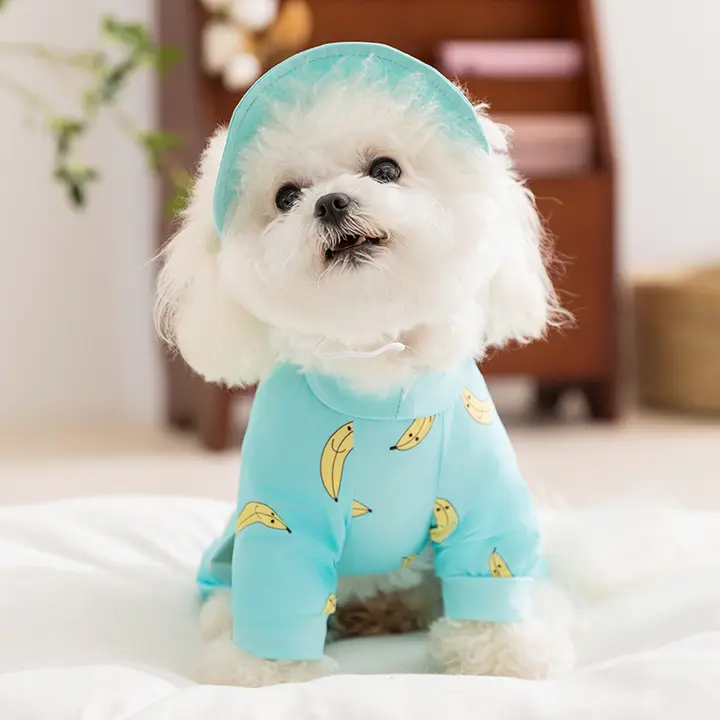 小型犬用夏用防晒服【透湿・軽量・四脚デザイン】