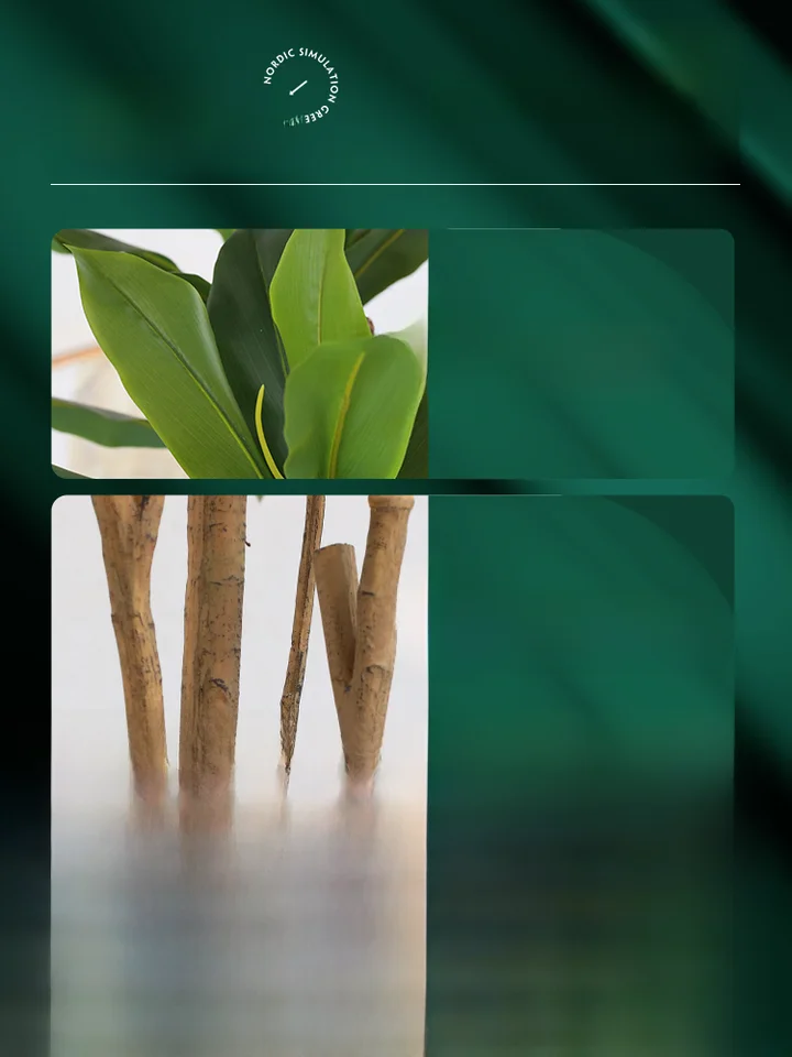 偽物の植物 大型 フロア装飾 リビングルーム用 ベロア