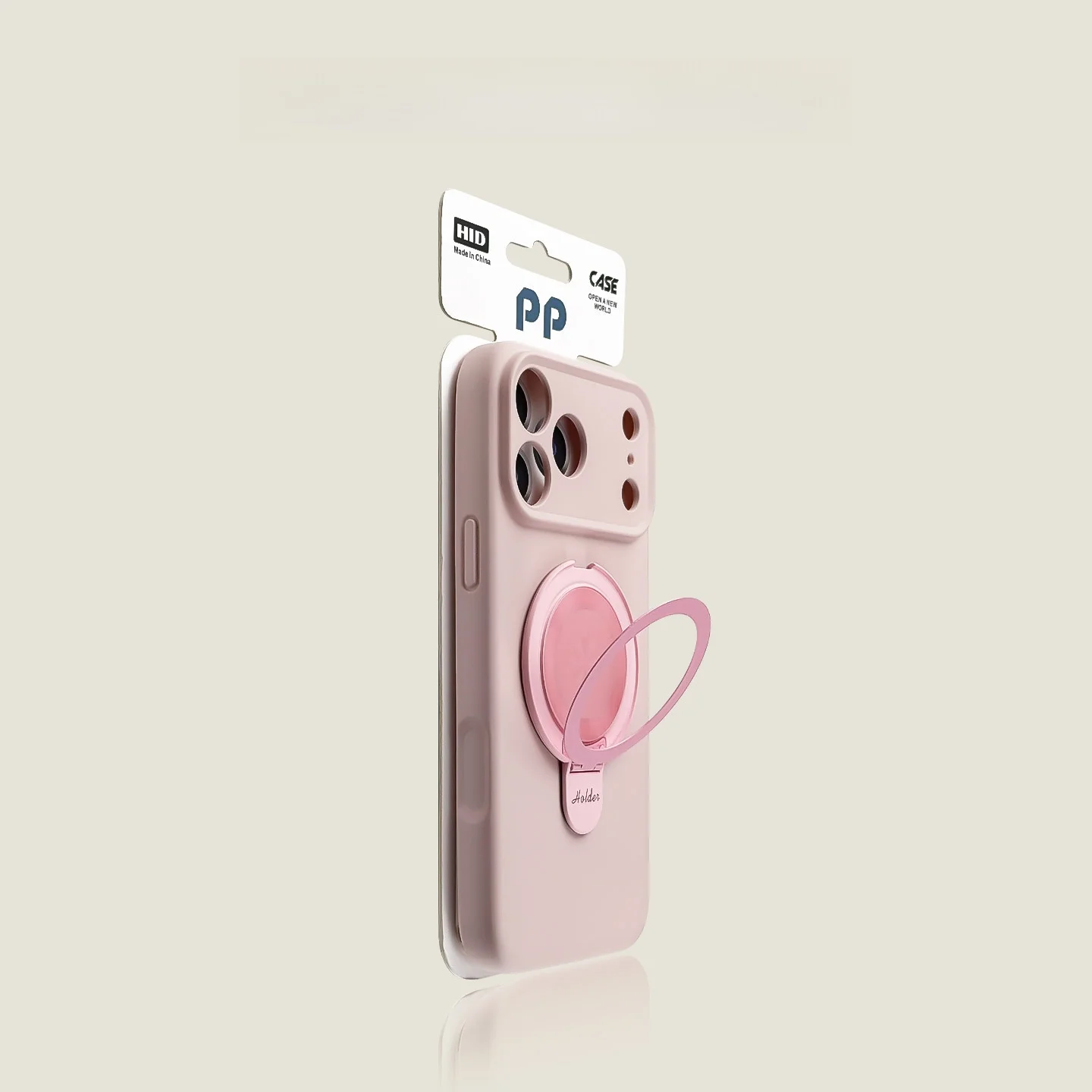 古董風白磁スマホリング：金属製の強力固定と弾力性シリコンによる安定したスマホホルダー