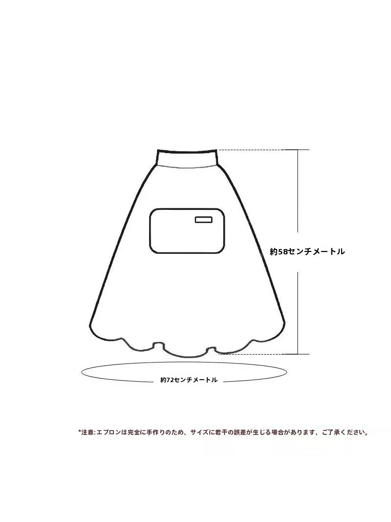 リネンエプロンは防汚加工とコットンリネンのシンプルデザインで実用性を実現